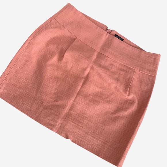 J CREW CORAL PINK COTTON MINI SKIRT CASUAL COCKTAIL SKIRT - Picture 5 of 13